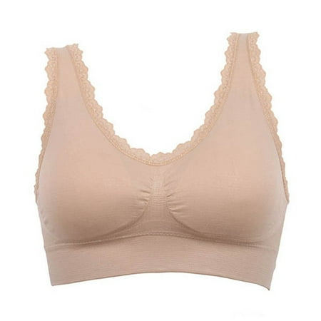 

Pretty Comy Women Racerback Sports Bras - Medium Impact Workout Gym Activewear Bra