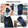 thumbnail image 6 of Sikiie Retro Blue Glitter Sunglasses Soft Case Neoprene Zipper Eyeglass Case, Zipper Portable Spectacle Cases for Men Women, 6 of 6