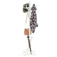 thumbnail image 1 of Gymax 73'' Freestanding Coat Hanger Stand Coat Rack w/ Umbrella Holder & 12 Hooks White, 1 of 9