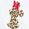 thumbnail image 3 of Disney - Minnie Leopard Print Silhouette - Women's Short Sleeve Graphic T-Shirt, 3 of 5
