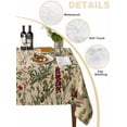 thumbnail image 2 of Rustic Botanical Table Cloth, Vintage Floral Wildflower Waterproof Tablecloth for Rectangle Tables, Reusable Washable Fabric Table Cover for Restaurant Kitchen Dining Tables 52"x70", 2 of 6