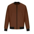 thumbnail image 3 of Tungbrin Bomber Jacket Men Big and Talls Zipper up Long Sleeve Windbreaker Fall Lightweight Casual Coats with Pockets, 3 of 6