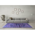 thumbnail image 3 of Ahgly Company Indoor Rectangle Persian Blue Traditional Area Rugs, 5' x 8', 3 of 4