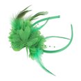 thumbnail image 4 of Ofertas Únicas 1 Pc Diadema Flores Plumas Accesorios para el Cabello para Mujeres Verde, 4 of 5