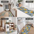 thumbnail image 5 of Yellow Lemon Fruit Leaves Kitchen Rugs Sets Of 3,Kitchen Runner Rugs Non Skid Washable,Decorative Kitchen Floor Mats for Kitchen,Sink,Laundry,17"x30"+ 17"x47" + 17"x59", 5 of 6