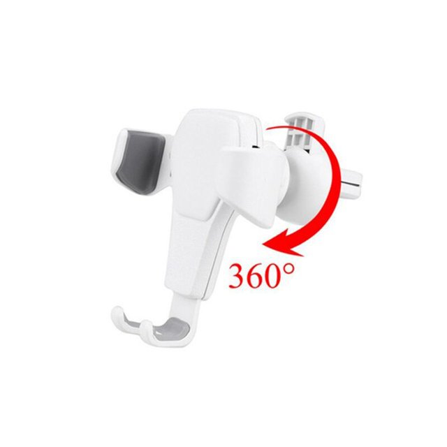 Soporte de gravedad para teléfono móvil, Clip de ventilación de aire de coche, soporte para teléfono celular, GPS, iPhone 11, XS, X, XR, 7, Samsung, Huawei Fivean unisex