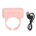thumbnail image 2 of Scrolling Ring Clicker, Smart Remote Control App Page Turner Video Recording Selfie Button  for Filming Black,Pink,Ivory White, 2 of 7