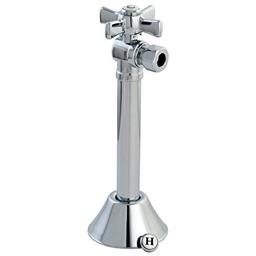 Kingston Brass Millennium 1/2" Sweat X 3/8" OD Compression With 5" Extended Adapter, Polished Chrome