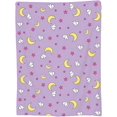 thumbnail image 1 of HAHDAXIA Qazyyi Usagi Blanket Rabbit Moon Pattern Throw Blanket Bedding Room Decor Flannel Blankets for Bed Sofa 80"x60", 1 of 7