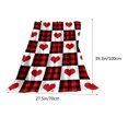 thumbnail image 3 of PEONAVET Throw Blanket for Women Valentines Heart Blanket Soft Flannel Lightweight Throw Blanket for Couch Sofa All Seasons Cozy Warm Blankets for Kids Adults Use On Sofa Couch Bed Office, 3 of 6