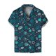 thumbnail image 1 of Camisas Para Hombre Manga Larga Regular Fit Camiseta de manga corta con estampado informal de moda de verano para hombre (O, L), 1 of 5