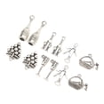 thumbnail image 3 of Wine Bottle Grape Charm Pendants, Vintage Style Pendants Multi Purpose Light Weight  12 Pcs  For Handicrafts, 3 of 8