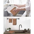 thumbnail image 5 of Beige Grey Floral Boho Kitchen Dish Towels for Drying Dishes Set of 3, Vintage Ethnic Tribe Abstract Art Waffle Weave Microfiber Hand Tea Bathroom Towels Quick Dry & Absorbent Towel 15.7x23.6, 5 of 7