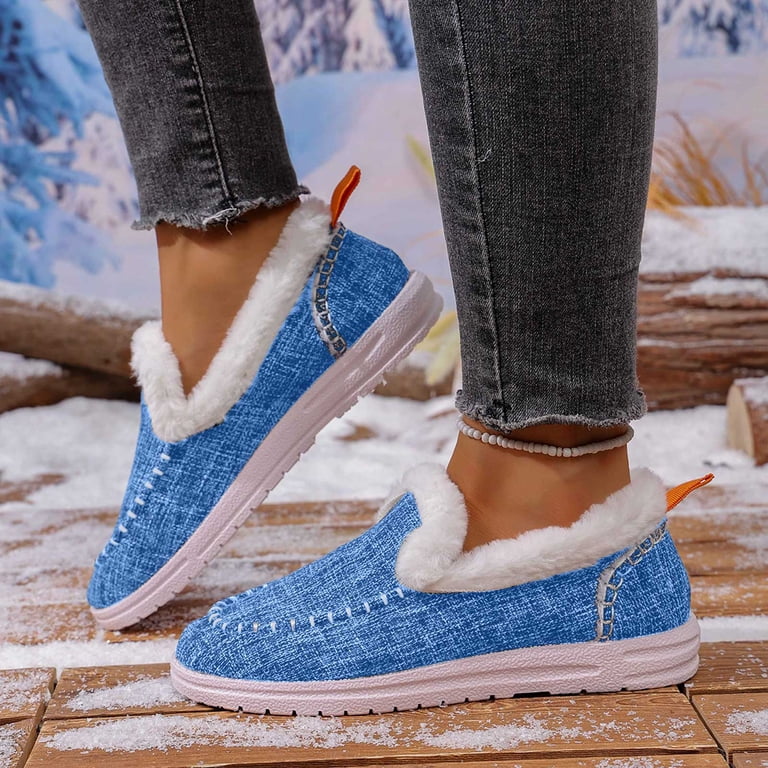 Distressed Blue Denim Canvas 11 Slip‎ On Loafers Frayed Moc Toe Lug Sole Grunge Diesel D-Amber Distressed Denim Loafers | Blue | FARFETCH main image 4