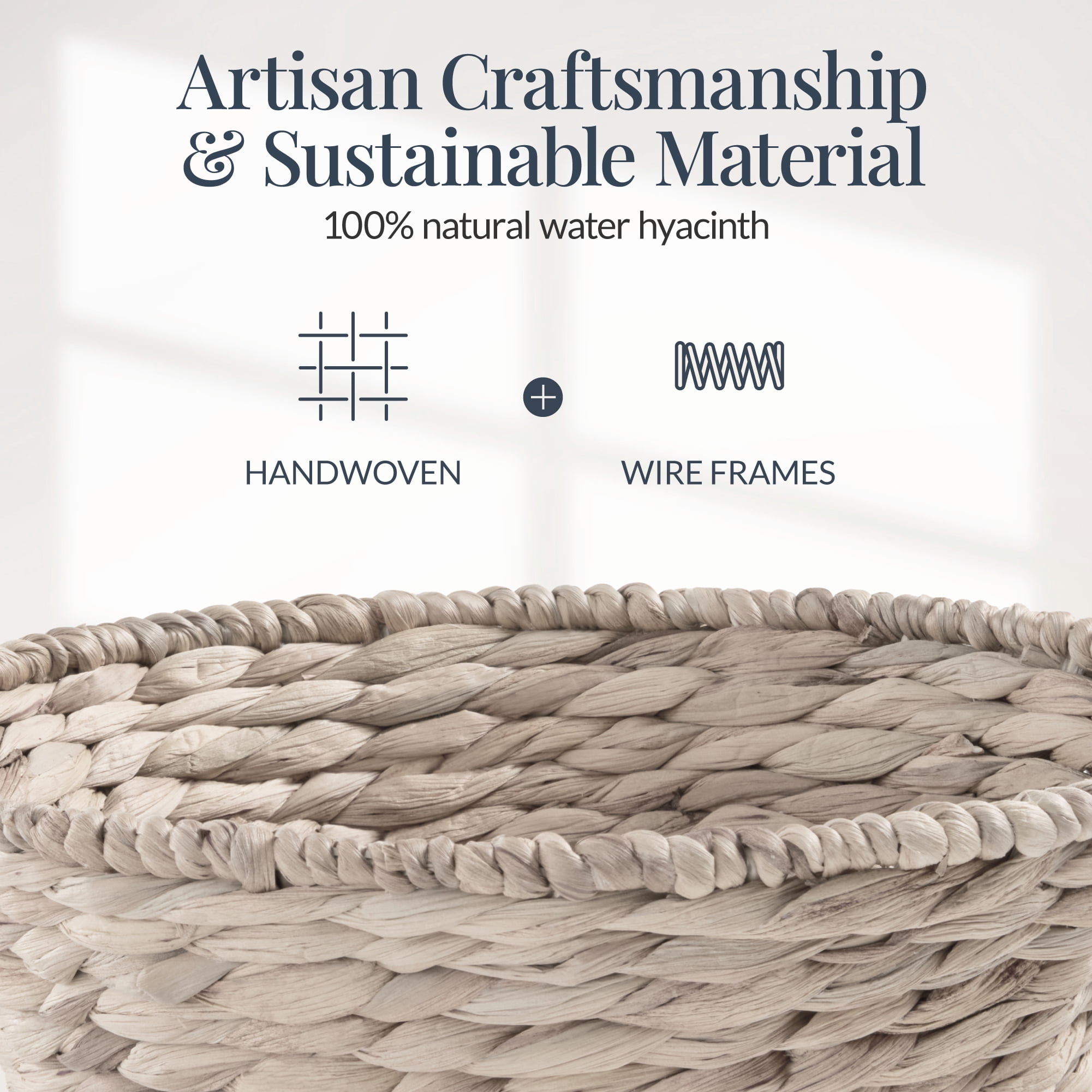 Best Choice Products Handwoven Medium Mother's Day Gift Basket, 20 inch Basket Basket w/Collapsible Handle - White
