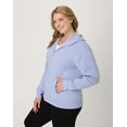 thumbnail image 5 of Hanes Women's and Women's Plus EcoSmart Full-Zip Fleece Hoodie, Sizes XS-4X, 5 of 11