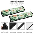 thumbnail image 2 of WYYP Flowers Leaves Annabel Kidston Car Seat Belt Cover Protects Neck and Shoulder 2Pcs, 2 of 6