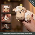 thumbnail image 3 of Kit de ganchillo Amigurumi para Hearth & Harbor Sherri The Sheep, 3 of 8