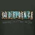 thumbnail image 6 of Wild Bobby Godfidence- Knowing I Can't But He Can Blue and Brown Cheetah Print Inspirational/Christian Men Long Sleeve Shirt, Forest Green, Medium, 6 of 6