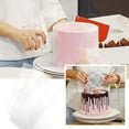 thumbnail image 5 of 6Pcs Clear Acrylic Cake Scraper Pastry Cutters Cake Comb Edge Smoother Cake Spatulas Edge Diy Baking Decorating Tools, 5 of 9