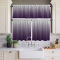 thumbnail image 2 of Spring X-ray Curtain Valances Set Image of Black Tulip Flower Kitchen Curtains 36&nbsp;inch Length Rod Pocket Valance and Tiers 3 Piece Set Small Bedroom Bathroom Laundry Decor, 2 of 9