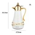 thumbnail image 2 of Household Insulated Kettle Coffee Thermos 1000mL Hot Water Kettle Glass Inner Thermos, 2 of 6