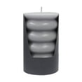 thumbnail image 5 of Better Homes & Gardens Unscented Bubble Pillar Candle, 3x5 Inches, Gray, 5 of 5