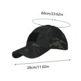 thumbnail image 4 of Only Moment Camouflouge Oversize Baseball Cap Polyester Embroidery - Washed Adjustable Usa Dad Hat for Women One Size, 4 of 9