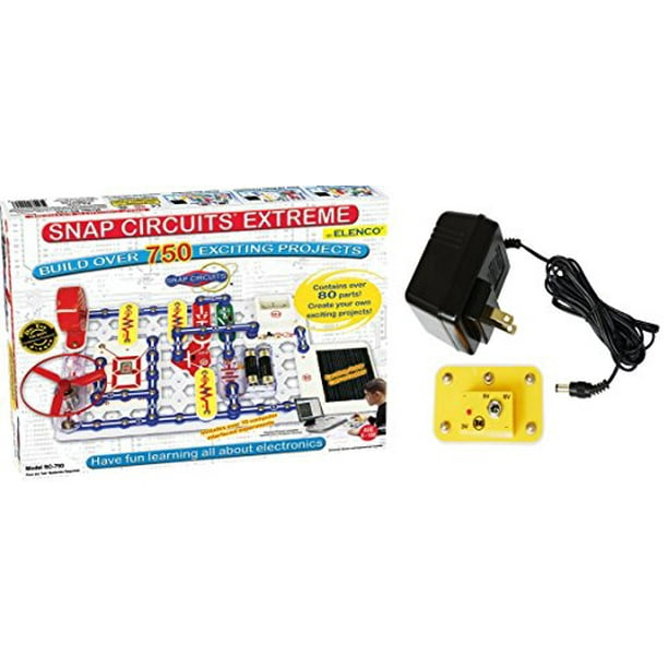 Snap Circuits Extreme SC-750 Electronics Discovery Kit Deluxe Bundle