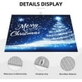 thumbnail image 3 of Dish Drying Mat for Kitchen Merry Christmas Blue Tree Counter Absorbent Dishes Drainer Microfiber Large 18x24 Inch, 3 of 6