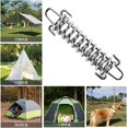 thumbnail image 5 of 4 piezas de hebillas de resorte para carpa, resorte de acero para toldo, cuerda resistente, kit de fijación de hebilla de cuerda para carpa, tensor de vela de jardín, accesorios para carpa, 5 of 5