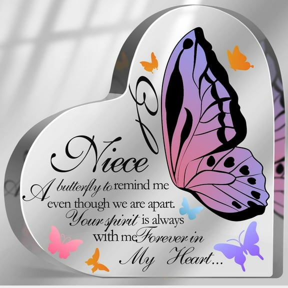 Sympathy Memorial Gifts for Loss of Niece, Loss of Niece Sympathy Gifts, Bereavement Condolences Grief Gifts, Remembrance Plaque for Loss Niece