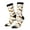 3 Black, variant on Leopard Print Print Adult Socks for Men & Women,Calf Socks, Ankle Socks,Boots Socks,Breathable Casual Sock,Unisex Crew Socks