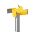 thumbnail image 3 of 12mm Shank 4-Wings Rabbet Router Bit Slot Cutter Router Bit Wood Groove Milling Woodworking Tool, 3 of 9