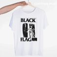 thumbnail image 4 of Camiseta de manga corta con cuello redondo para hombre y mujer, camisa con estampado de Henry Rollins, banda de Punk Rock, bandera negra, moda informal de verano, 4 of 5