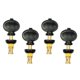 thumbnail image 1 of 4 Piezas Rectas de Ukulele Rectas Clavijas de Afinación Máquinas de Máquinas Afinadores Negro + Dorado, 1 of 5