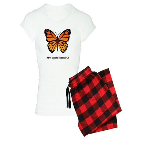 

CafePress - Antisocial Butterfly Pajamas - Women s Light Pajamas