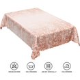 thumbnail image 6 of 60x84inches Pink and Rose Gold Tablecloth Shiny Glitter Printed Fabric Tablecloths Waterproof Stain Resistant Rectangle Table Cloth Cover for Wedding Birthday Banquet Dinner Party Supplies, 6 of 7