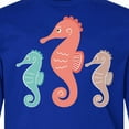 thumbnail image 4 of Inktastic Seahorse Ocean Sea Creatures Long Sleeve Youth T-Shirt, 4 of 5