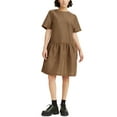 thumbnail image 1 of Levi's Robe en Taffetas à Carreaux Raya pour Femmes, Kaki/s, 1 of 2