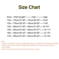 thumbnail image 2 of LYMAYTER Kids Girls Jeans Youth Stretch Wide Leg Pants Leisure Denim Trousers for 1-5T, 2 of 7
