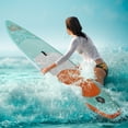 thumbnail image 2 of HOMCOM 10FT Inflatable Paddle Board with Ultra-Light (20lbs) SUP for All Skill Levels Everything Included with Stand Up Paddle Board, Adjustable Paddle, Fix Bag, Air Pump, Fin, Backpack, Green, 2 of 9