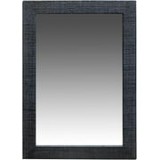 East at Main Indigo Road by Egypt Sherrod Gia Raffia Mirror (Dark Navy Blue)