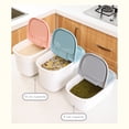 thumbnail image 2 of Large Food Storage Container Pet Food, Dry Food, Flour, Rice Containers 9 Lbs Airtight Cereal Container Bin With Locking Lid & Handle, 2 of 8