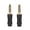 Black, variant on ANXPTIME 2Pcs Gold Plated 4.4mm Earphone Plug Headphone Adapter 5 Pole Stereo Jack