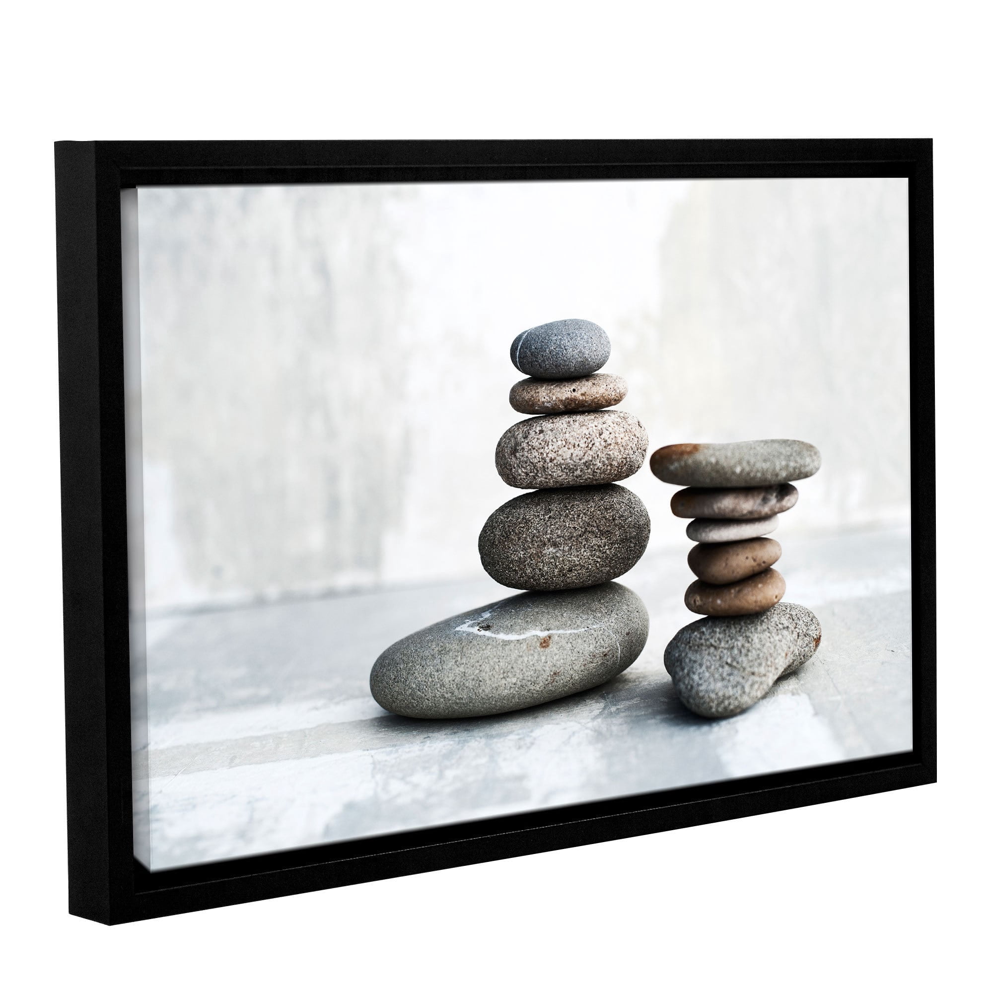 ArtWall Elena Ray "Sea Stones" Gallery-wrapped Floater-framed Canvas