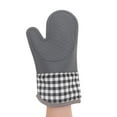 thumbnail image 4 of Unique Bargains 1 Pc Heat-insulating Oven Mitts for Kitchen Gray, 4 of 5