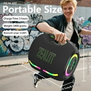 Zealot Halloween atmosphere speaker, Bluetooth Speaker, IPX5 Waterproof Wireless Speaker with Bluetooth 5.0, for Halloween/Party/Travel/Outdoor/Beach