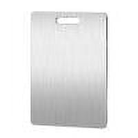 Titanium Cutting Board - 100% Pure Titanium, Non-Toxic, Dishwasher Safe, Hygienic For Meat & Veggies, 10L X 6W Size