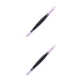 thumbnail image 4 of Vogacara Pluma de cuarzo para uñas, pluma de pulido de reparación multiusos de doble cabeza, barra de pulido, suministros para decoración de uñas 14.20 cm 2piezas Vogacara CBP432504, 4 of 5